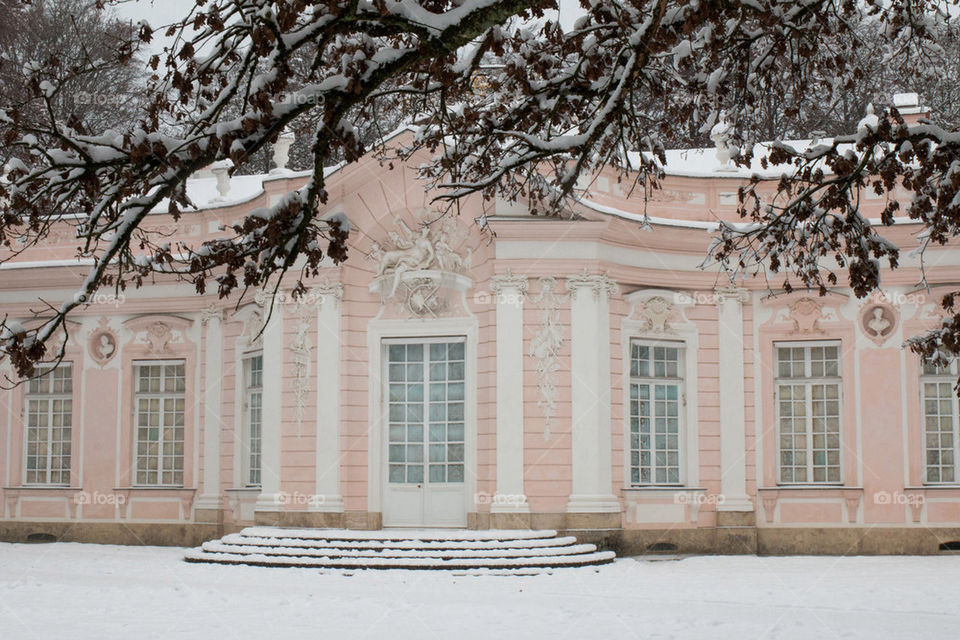 Pink castle in Nymphenburg