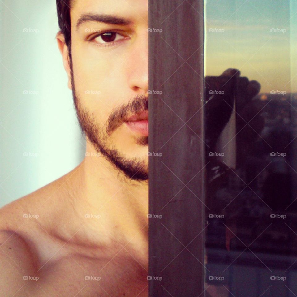 Jônatas Castro - Half Face at Lages Window