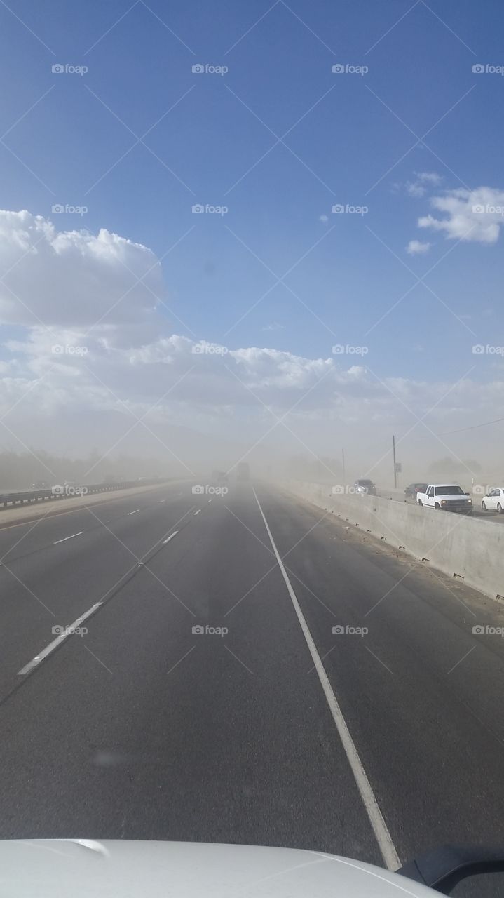 dust storm Palm Springs