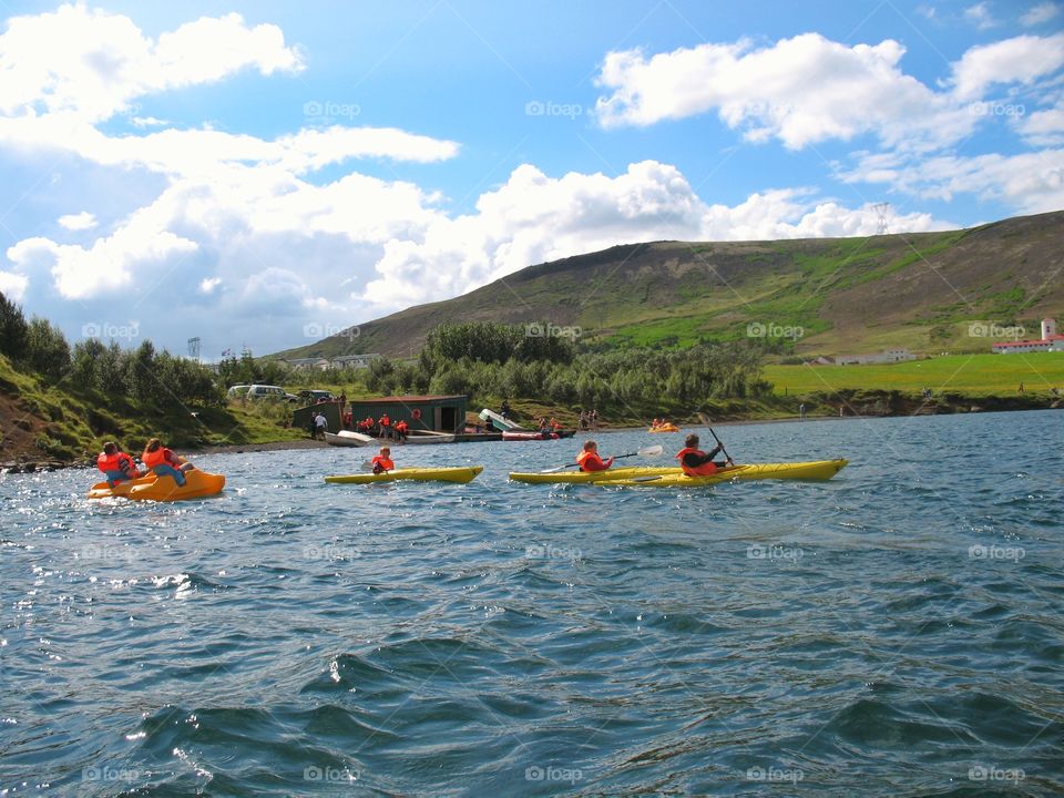 Summer and watercraft the perfect combination on a hot summers day.   Burn calories and cool down at the same time... genius.