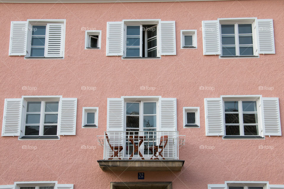 Pink apartment