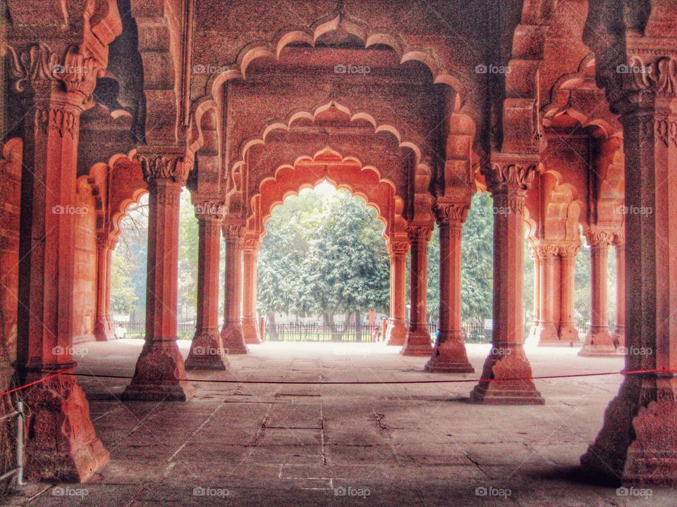 UNESCO World Heritage Site. The Red Fort in Delhi, India