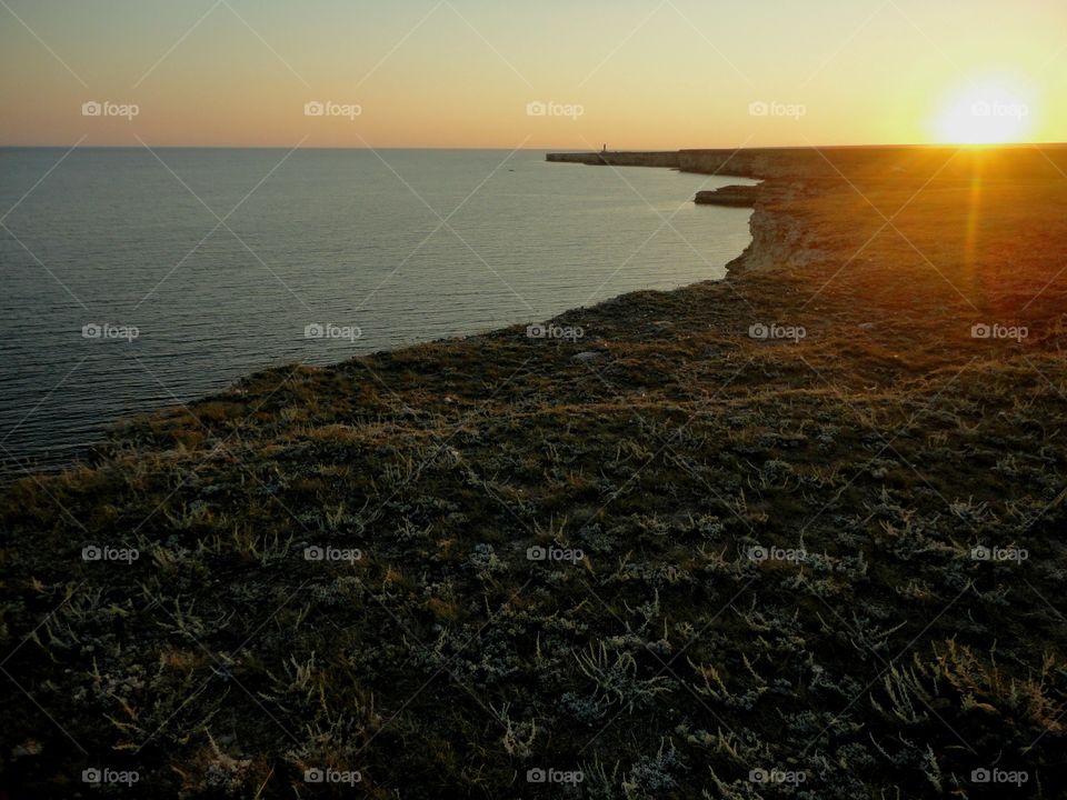 Sunset, Dawn, Water, Evening, Beach