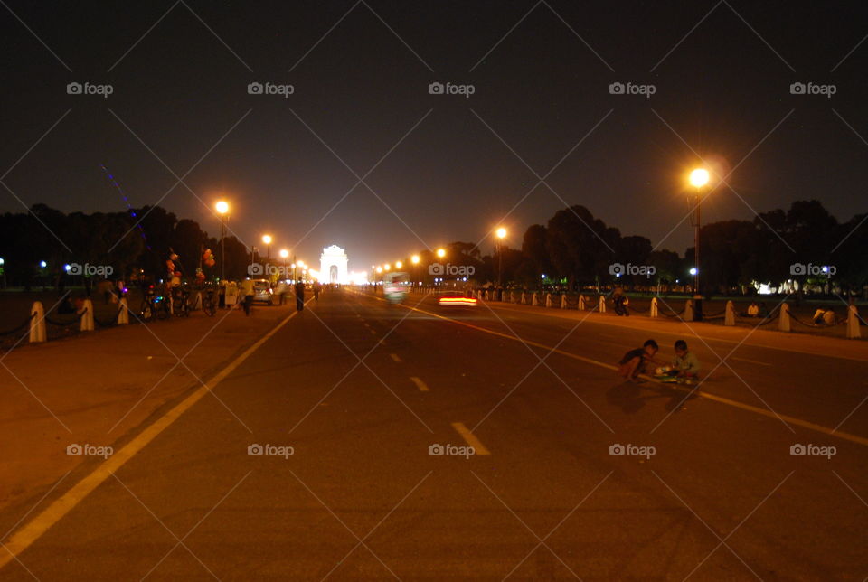 Street, Action, Road, Competition, Sunset