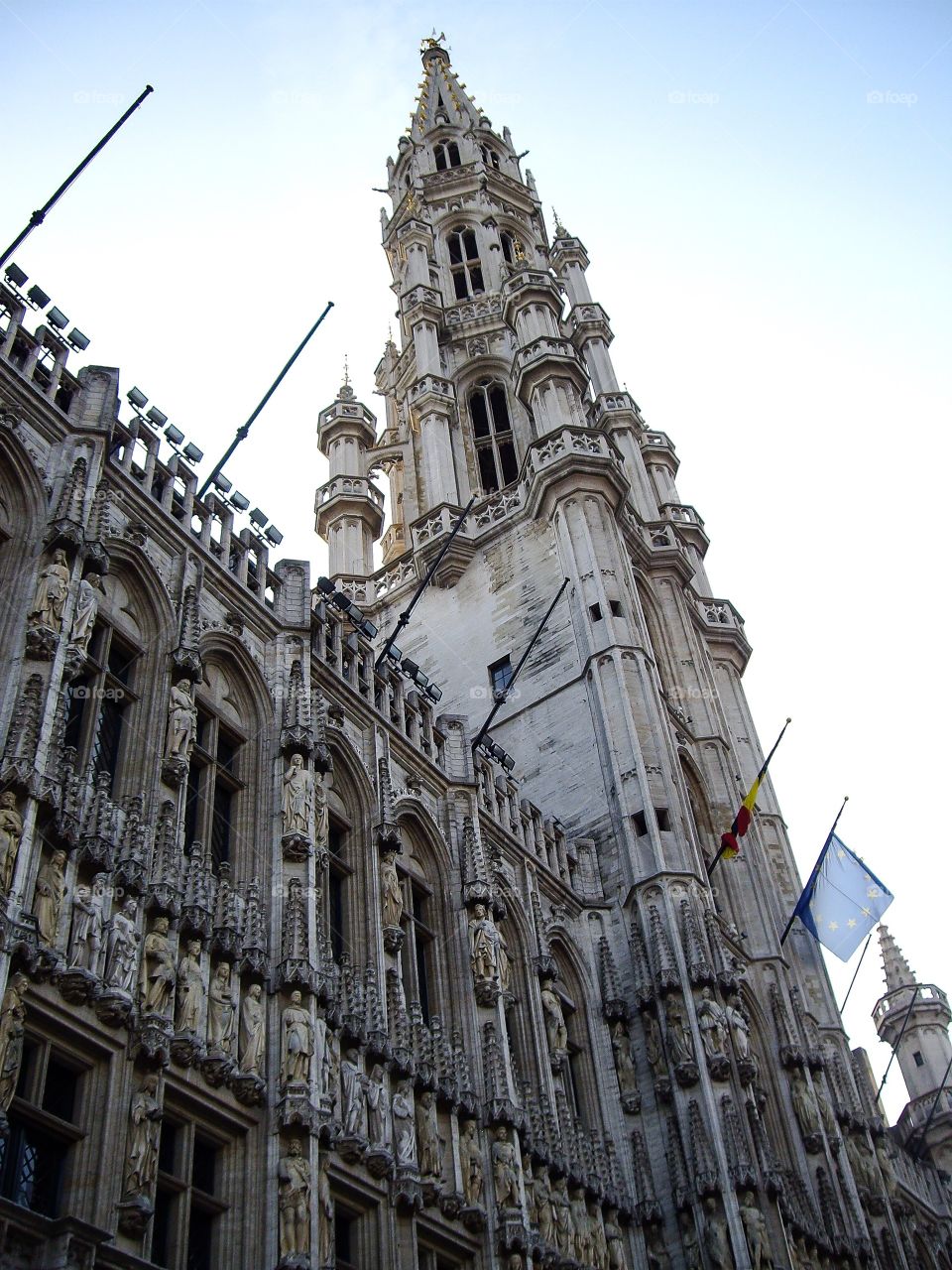 Ayuntamiento Bruselas. Detalle Fachada del Ayuntamiento de Bruselas (Bruxelles - Belgium)