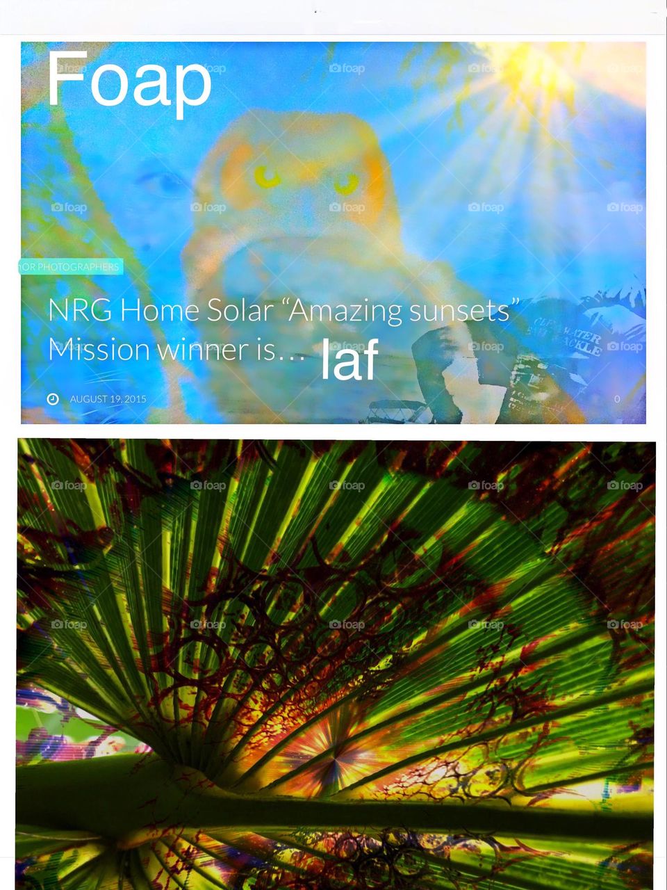 Foap-photos with soul from all over the world.