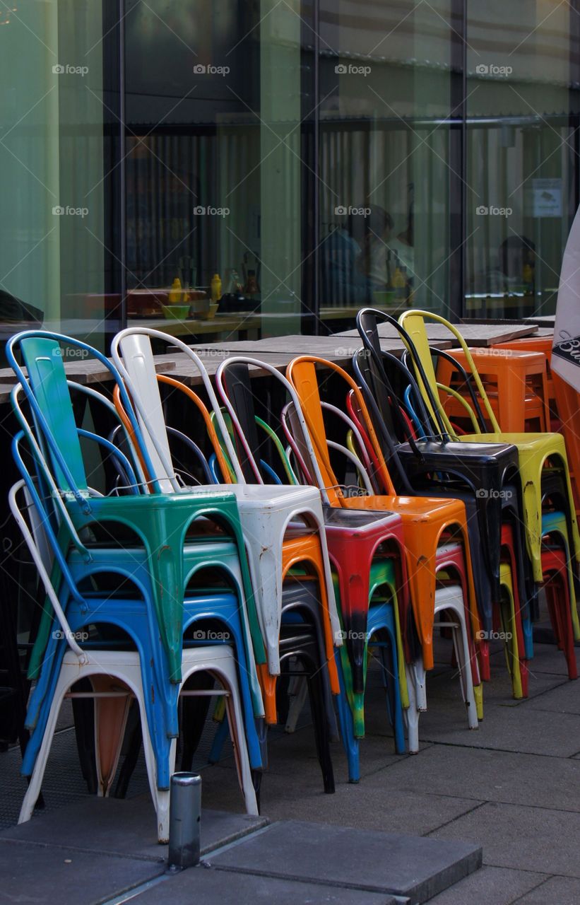 Colorful chairs