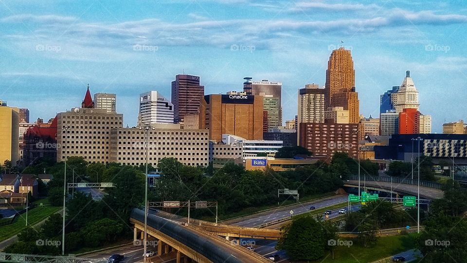 Cincinnati cityscape.