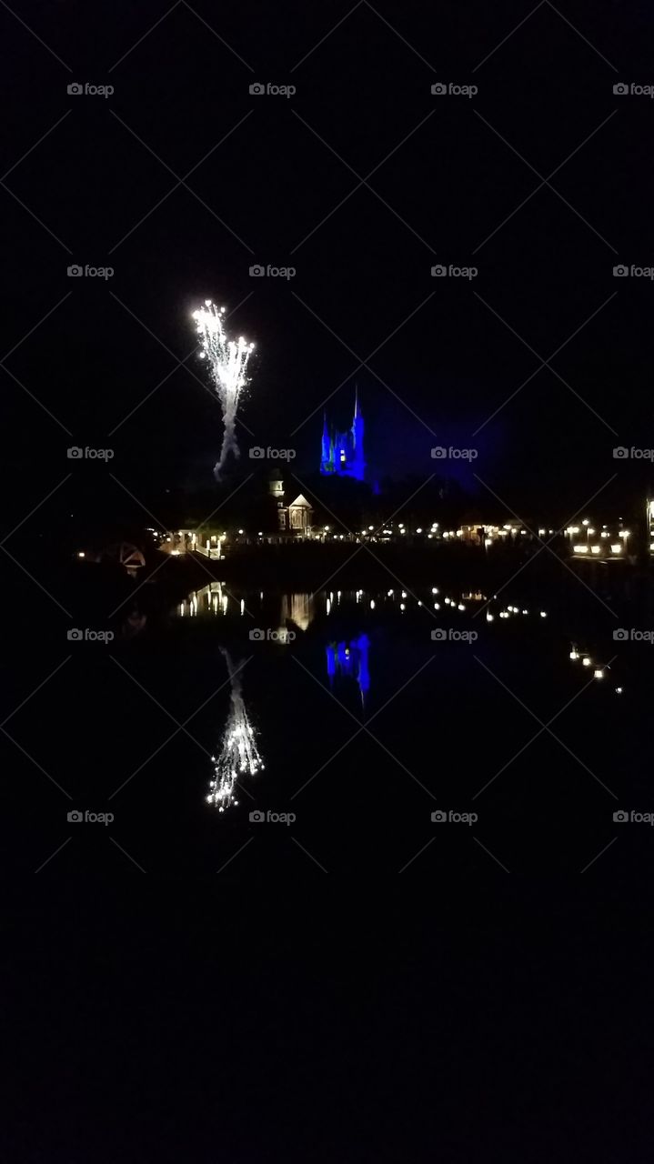 fireworks at Disney World