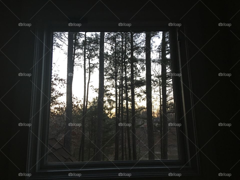 A framed sunrise 