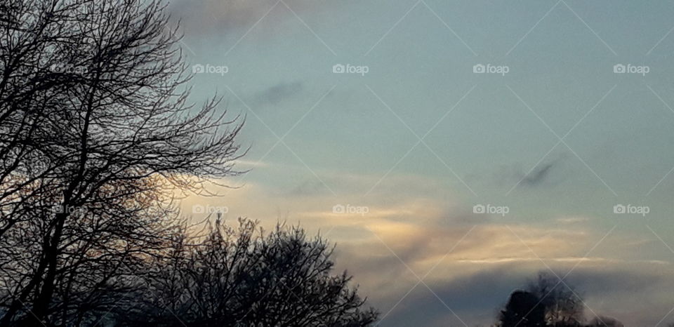 couché de soleil Parc Barbieux