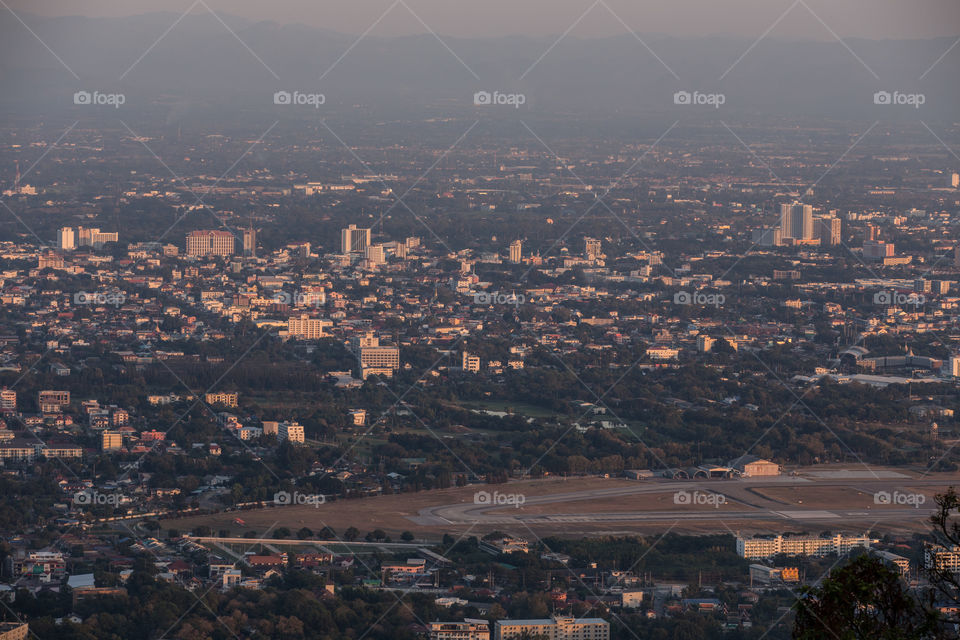 Chiang Mai city in the evening 