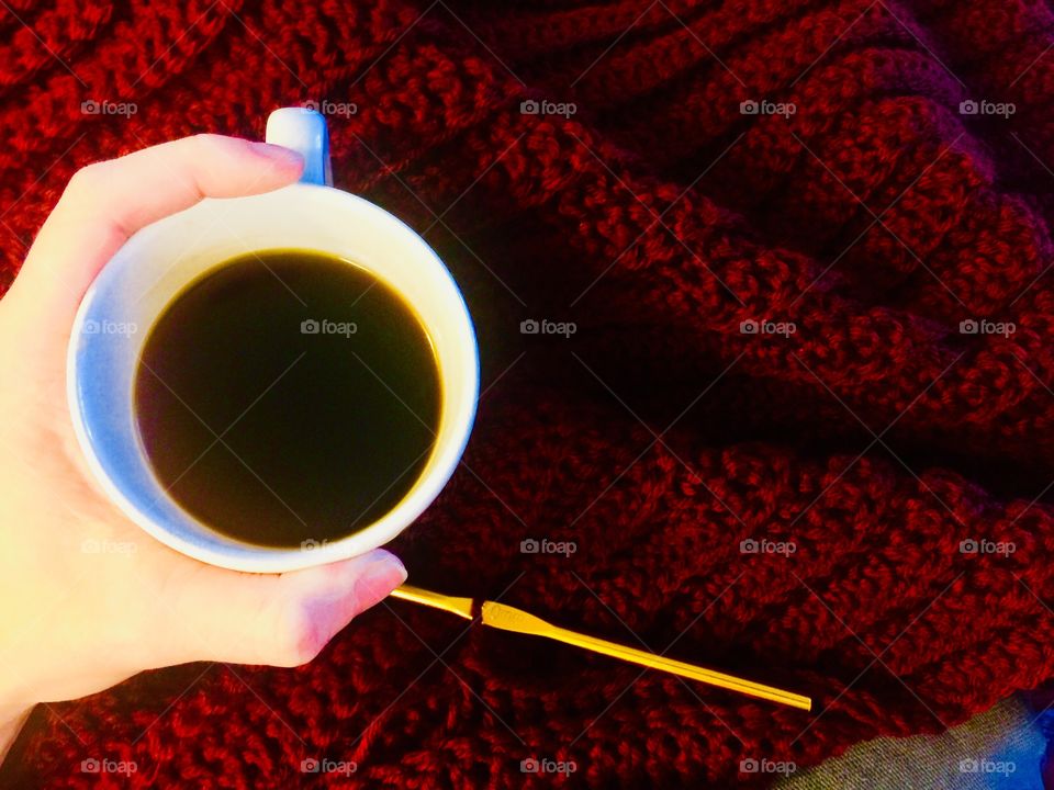 Coffee and crochet 