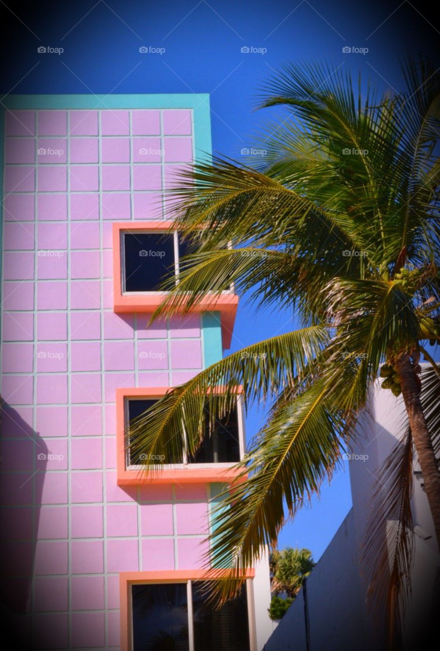 Art Deco building on South Beach