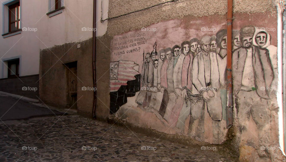Murale in Sardegna
