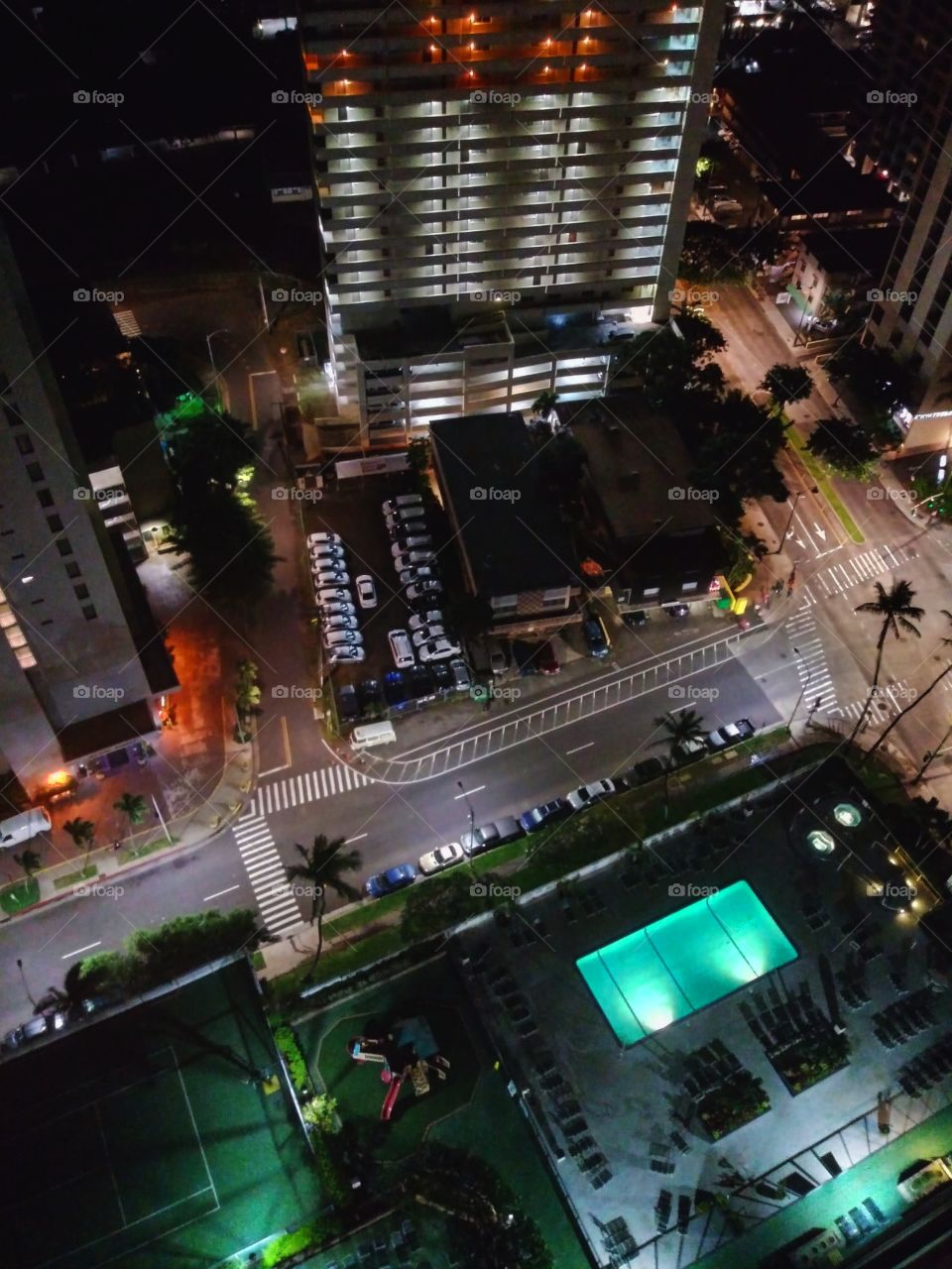 view of Honolulu from above