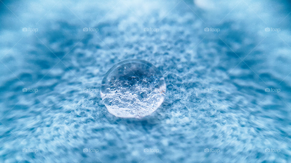 Close-up of drop water