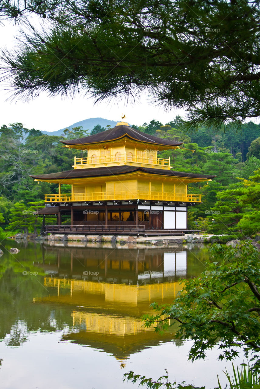 Golden Pavilion in Japan.