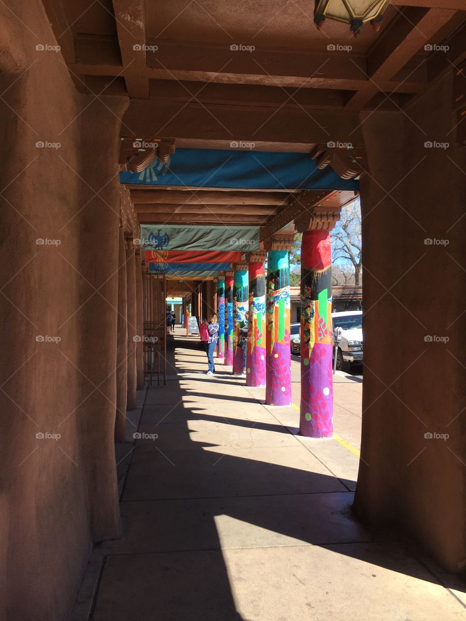 Sidewalk Santa Fe