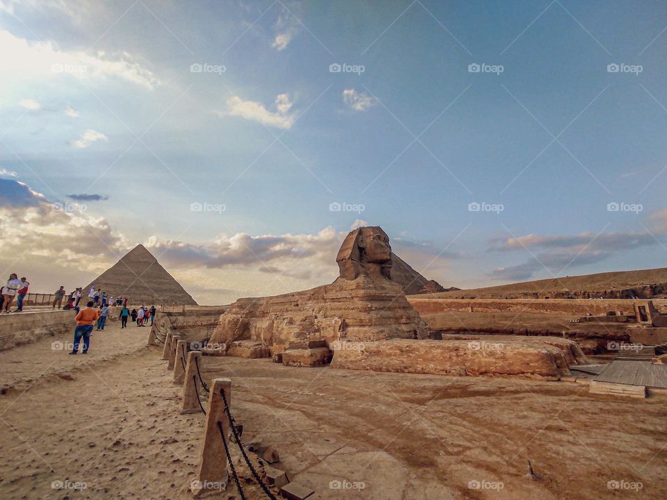 Sphinx , Pyramids Egypt
