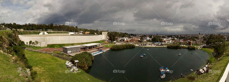 Artificial Lake .. Artificial lake at Fuertes De Loreto y Guadalupe.