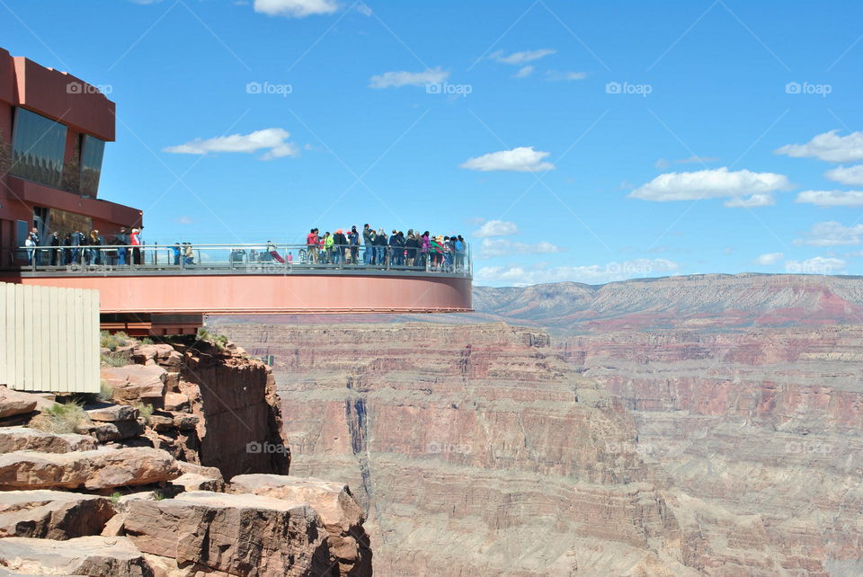 People exploring Grand Canyon