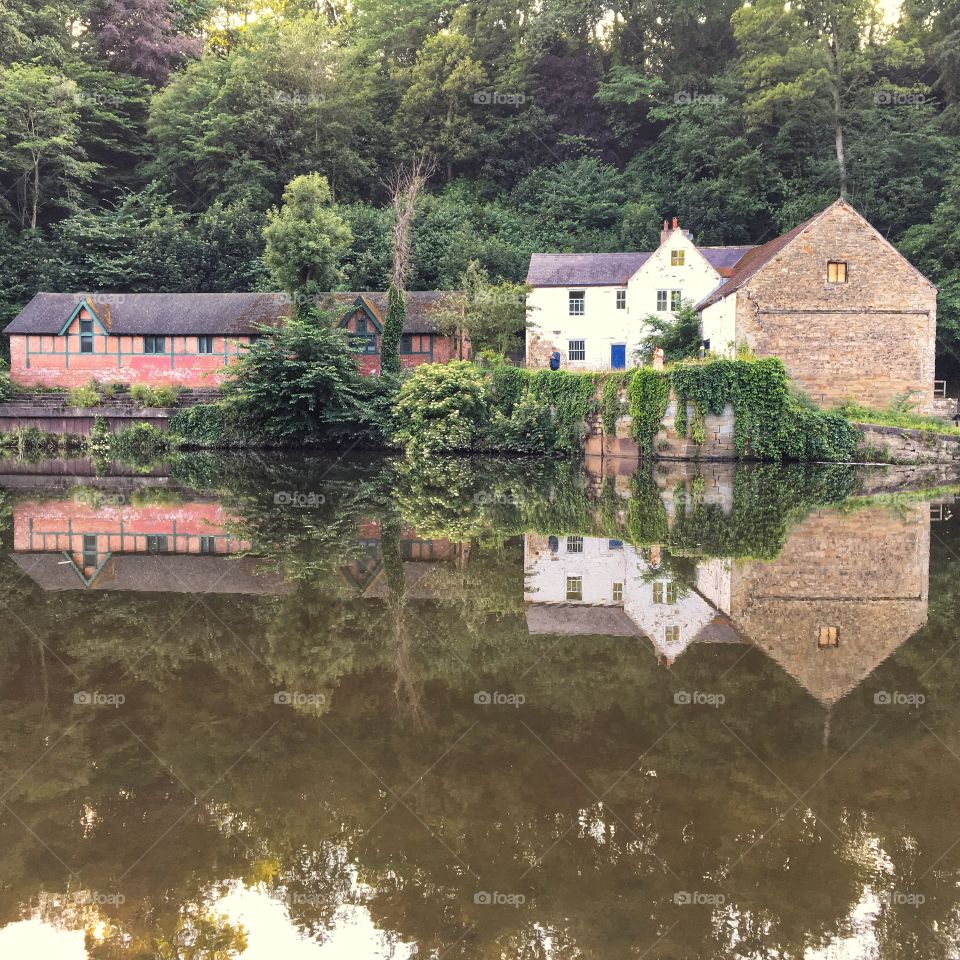 Durham .. a view taken from a walk along the River Wear 