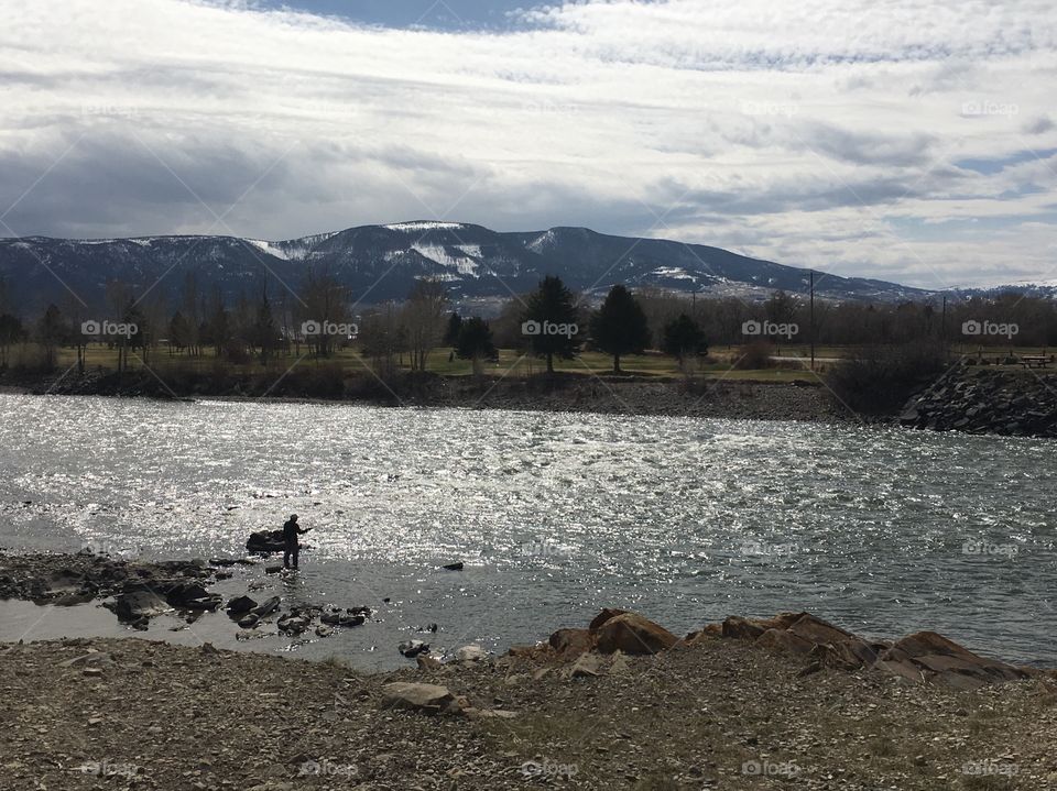 Fishing on the Yellowstone