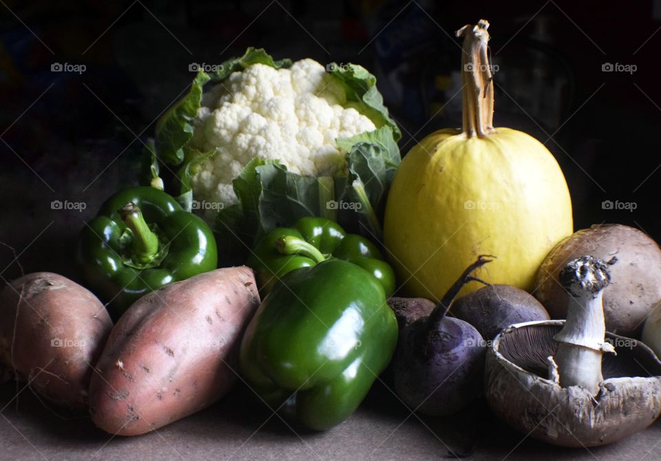 Close-up of raw vegetable