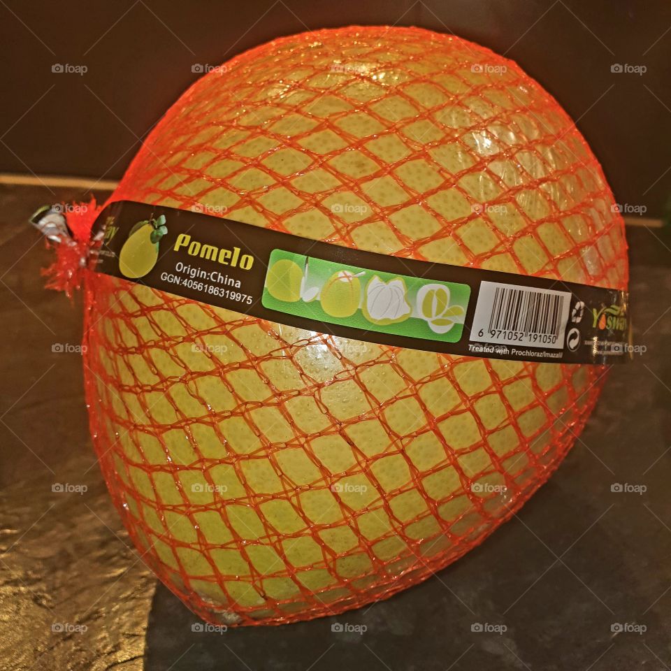 Pomelo fruit from the supermarket