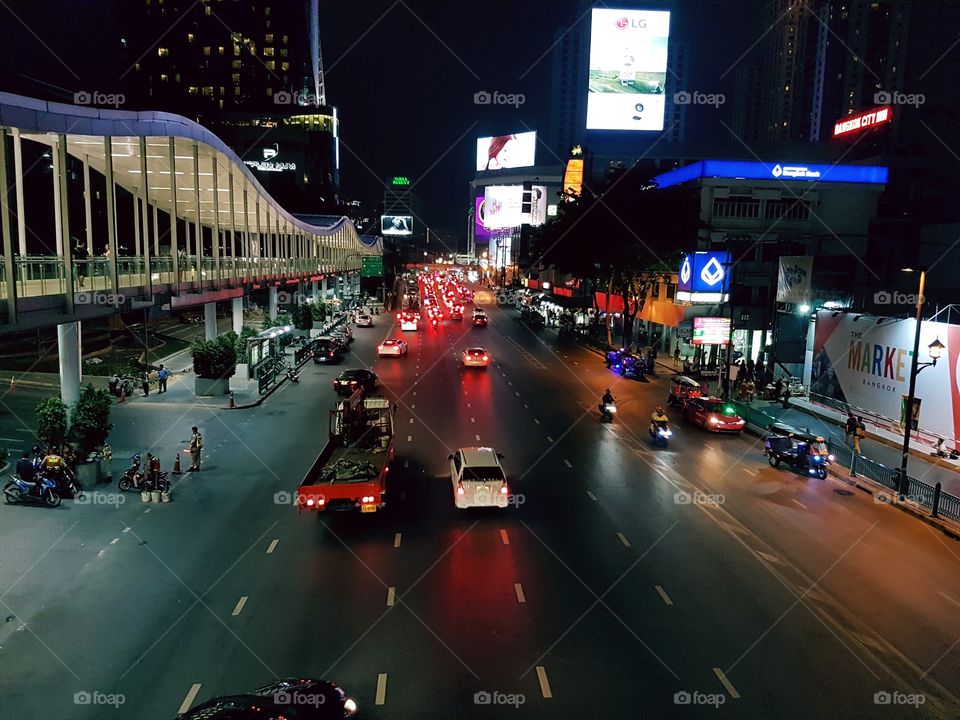 not so much traffic in bangkok