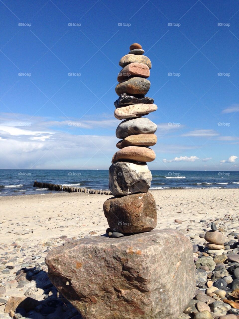 Balance, Stability, Rock, Zen, Beach