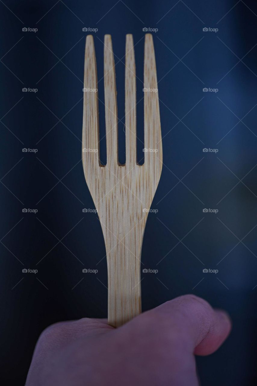 Something different. Dibs on this wooden fork