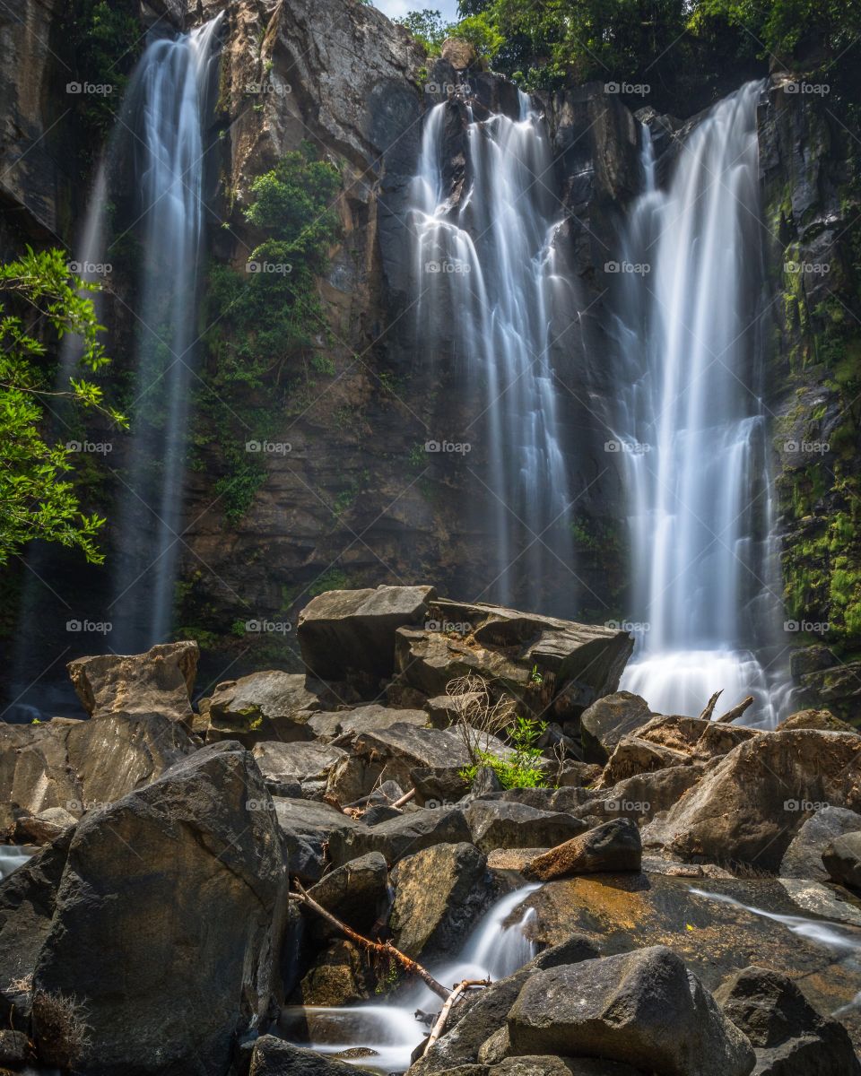 Upper Nauyaca waterfalls in Costa Rica