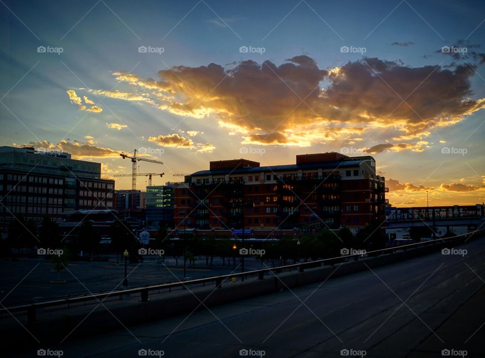 Sunset in Denver