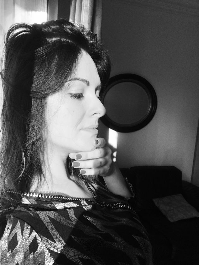Me black and white