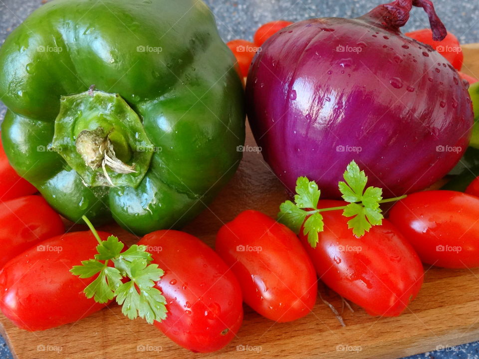 vegetables in macro