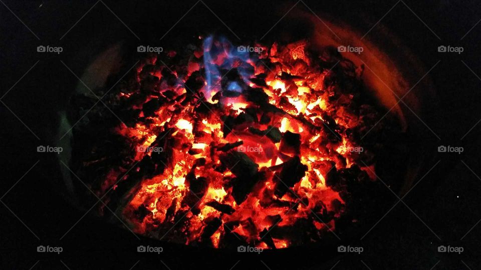 Flame, Hot, Heat, Campfire, Fireplace