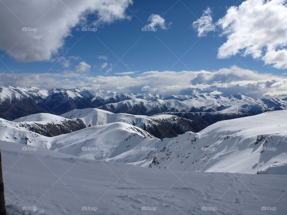 winter mountains