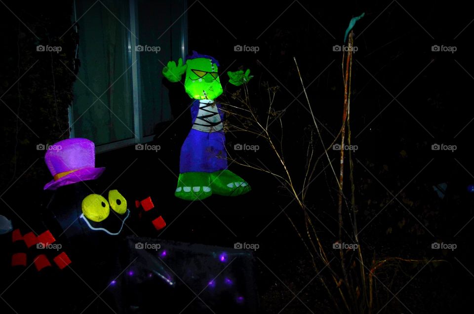 Halloween after night fall