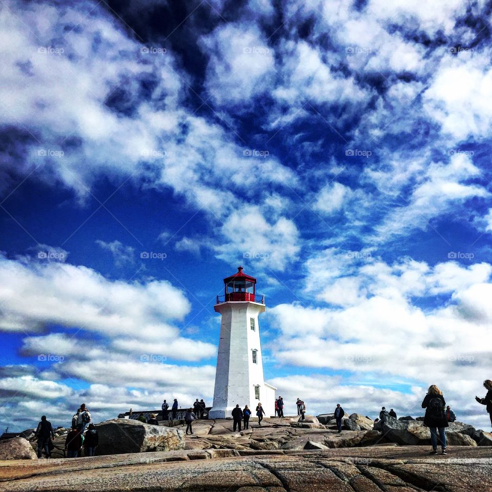 Peggy's Cove Lighthouse. Nova Scotia, Canada