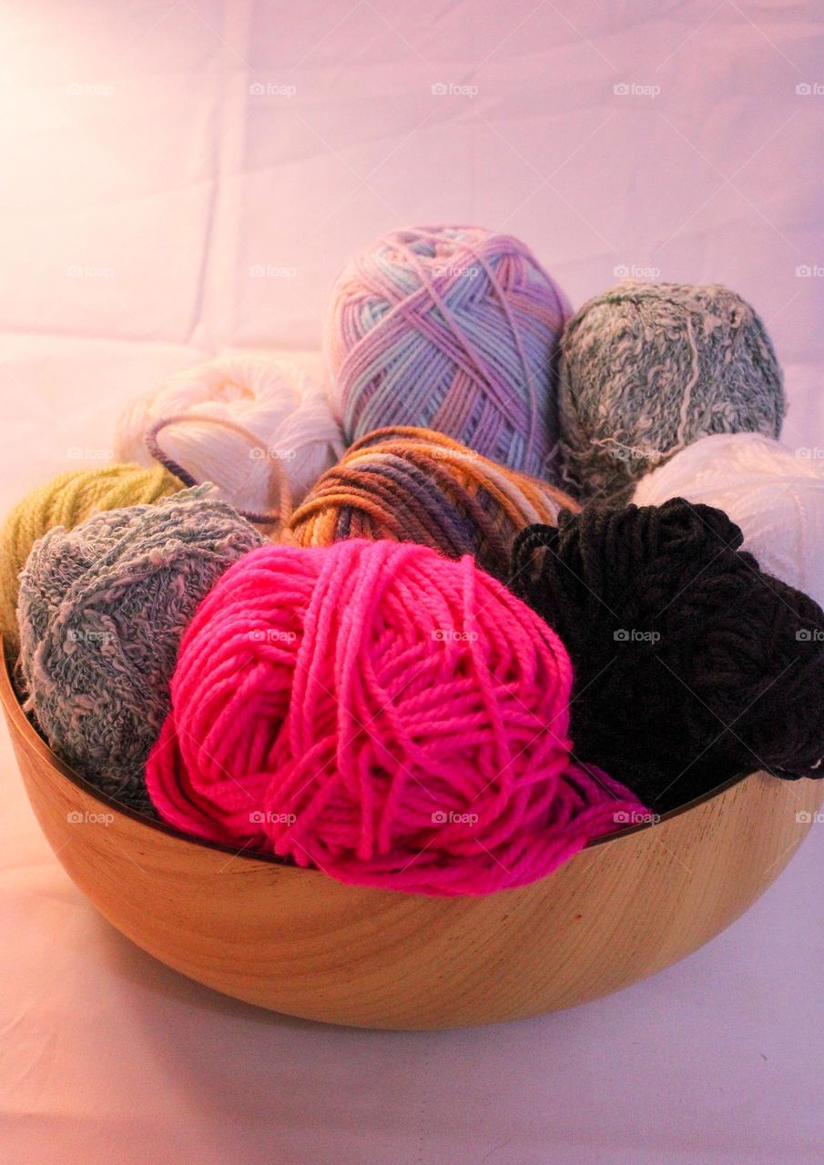 A bowl of wool🧶