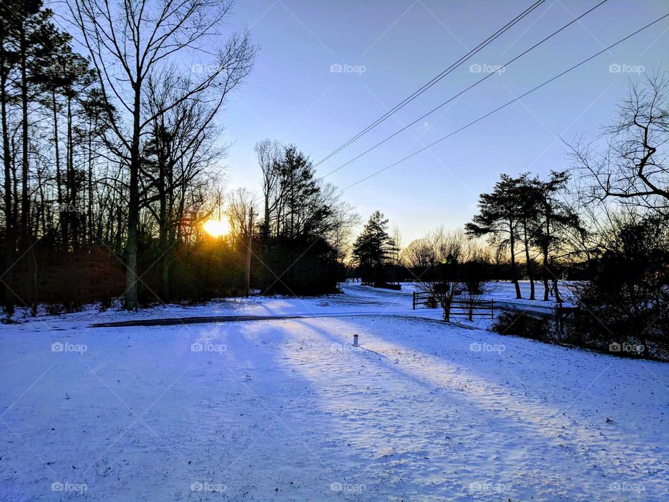 walking in a winter wonderland