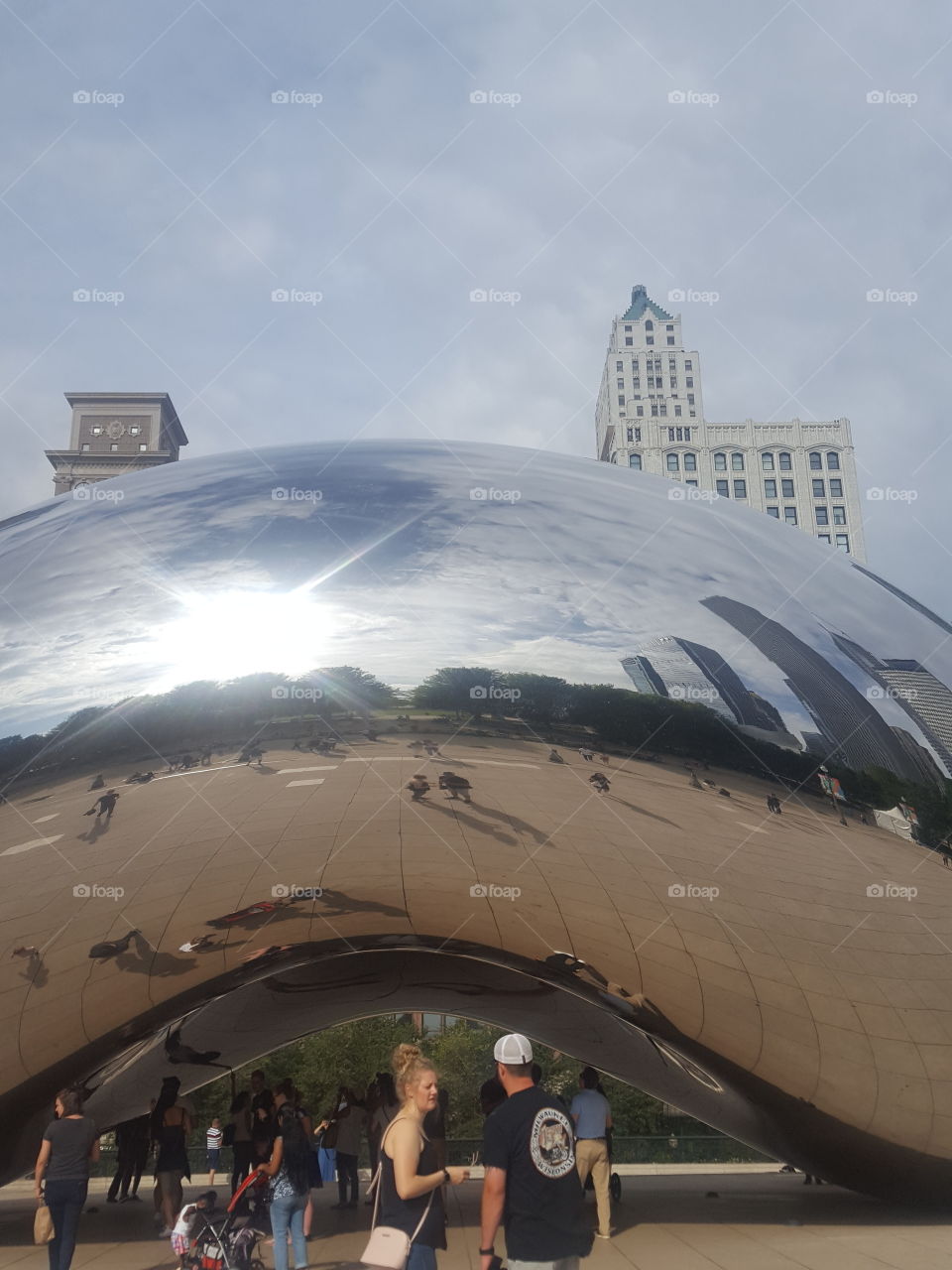 I was just having a great while visiting the bean in Chicago