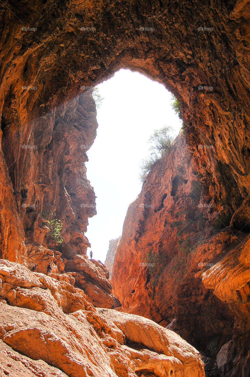 Imi n Ifri caves. Traveling in Morocco