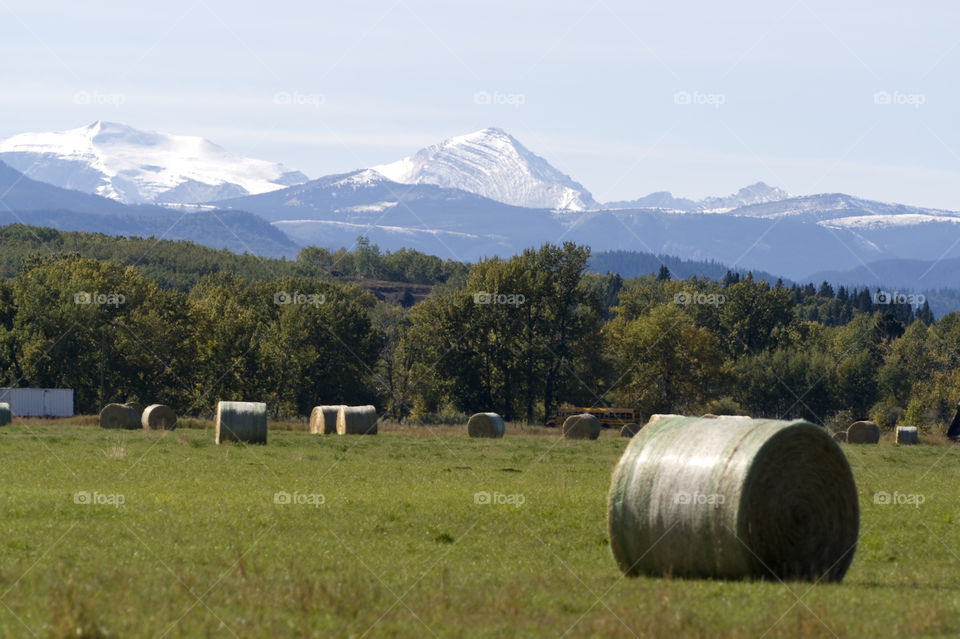 mountains farm agriculture harvest by redrock
