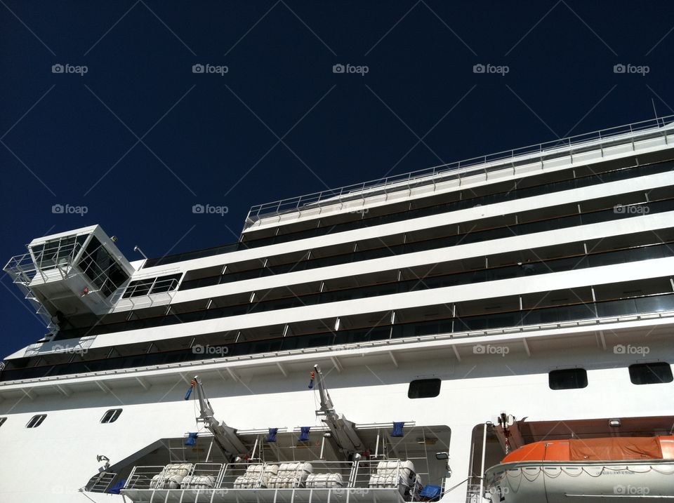 Side View of Carnival Destiny Cruise Ship
