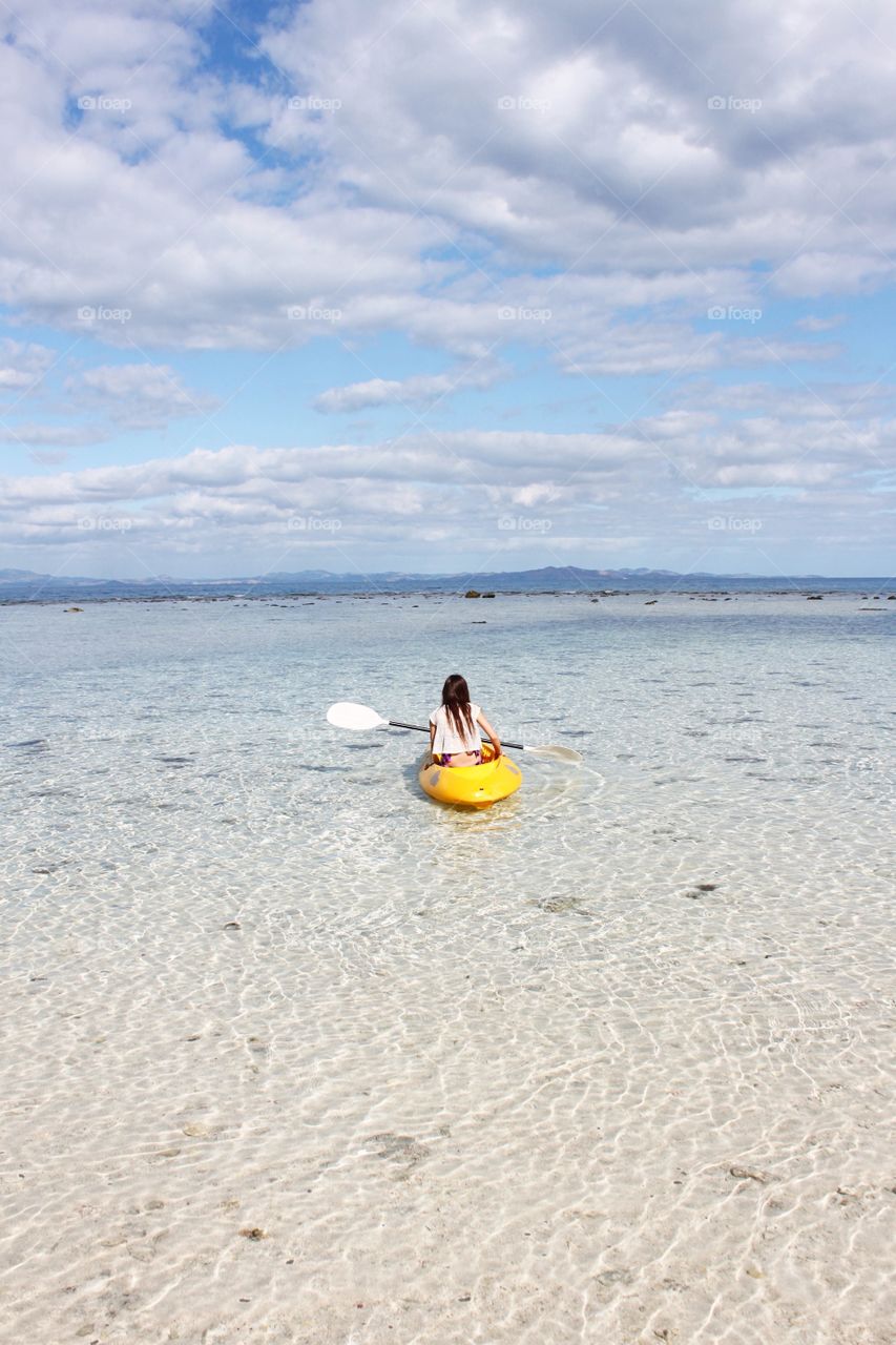 Kayak in Fiji 