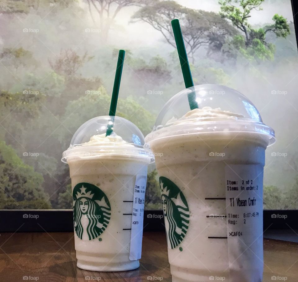 Starbucks vanilla bean frappe  