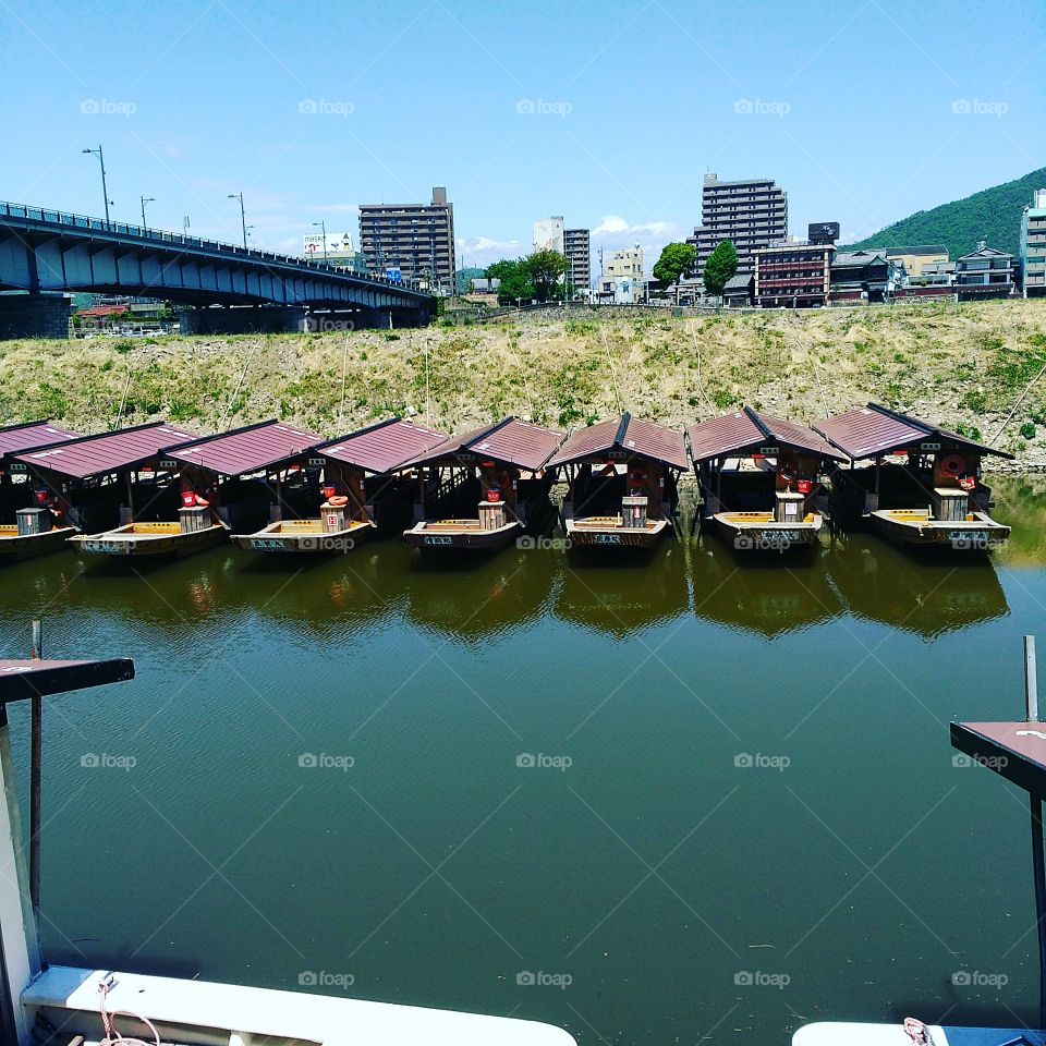 Barcos japonês de pesca